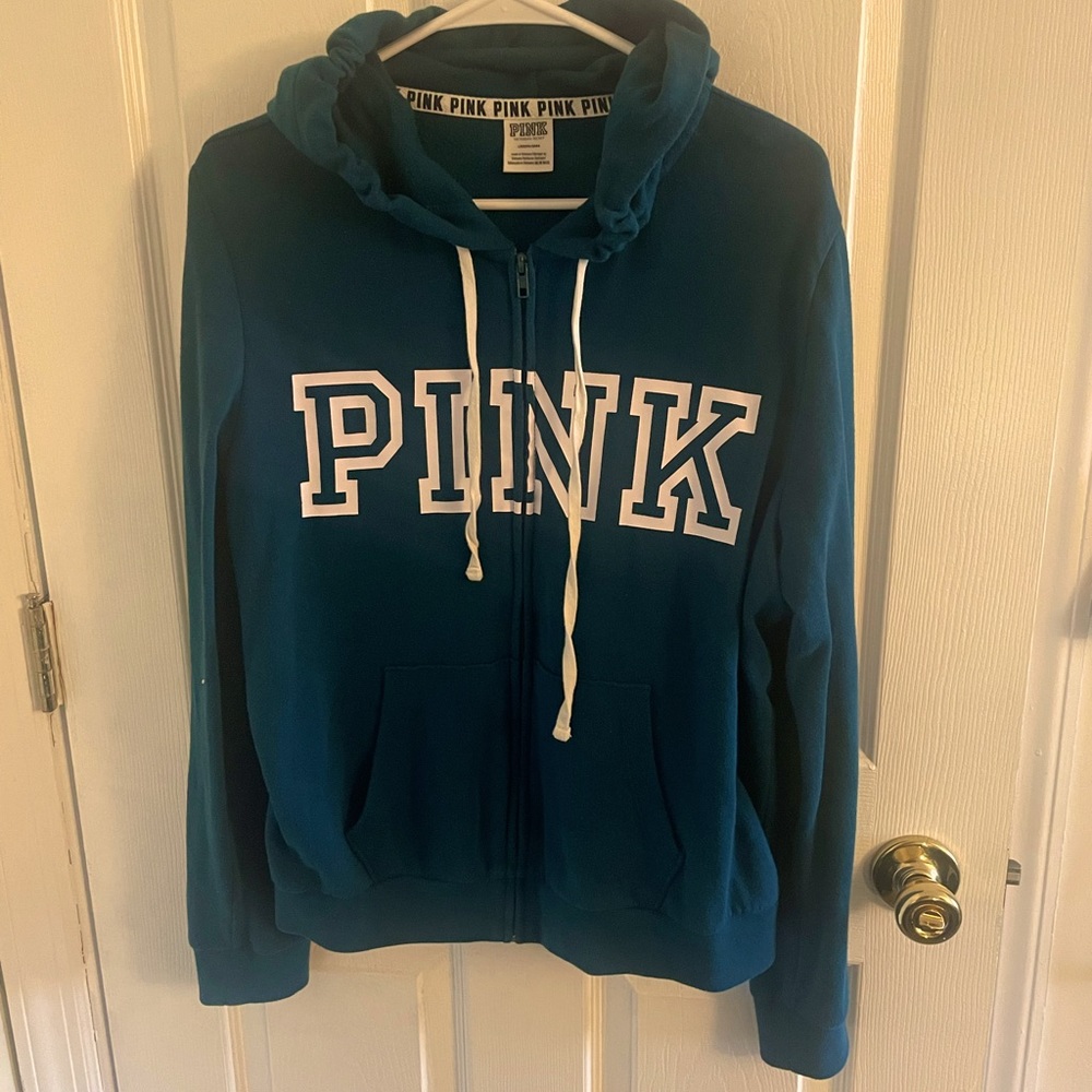 PINK Full zip Sweatshirt